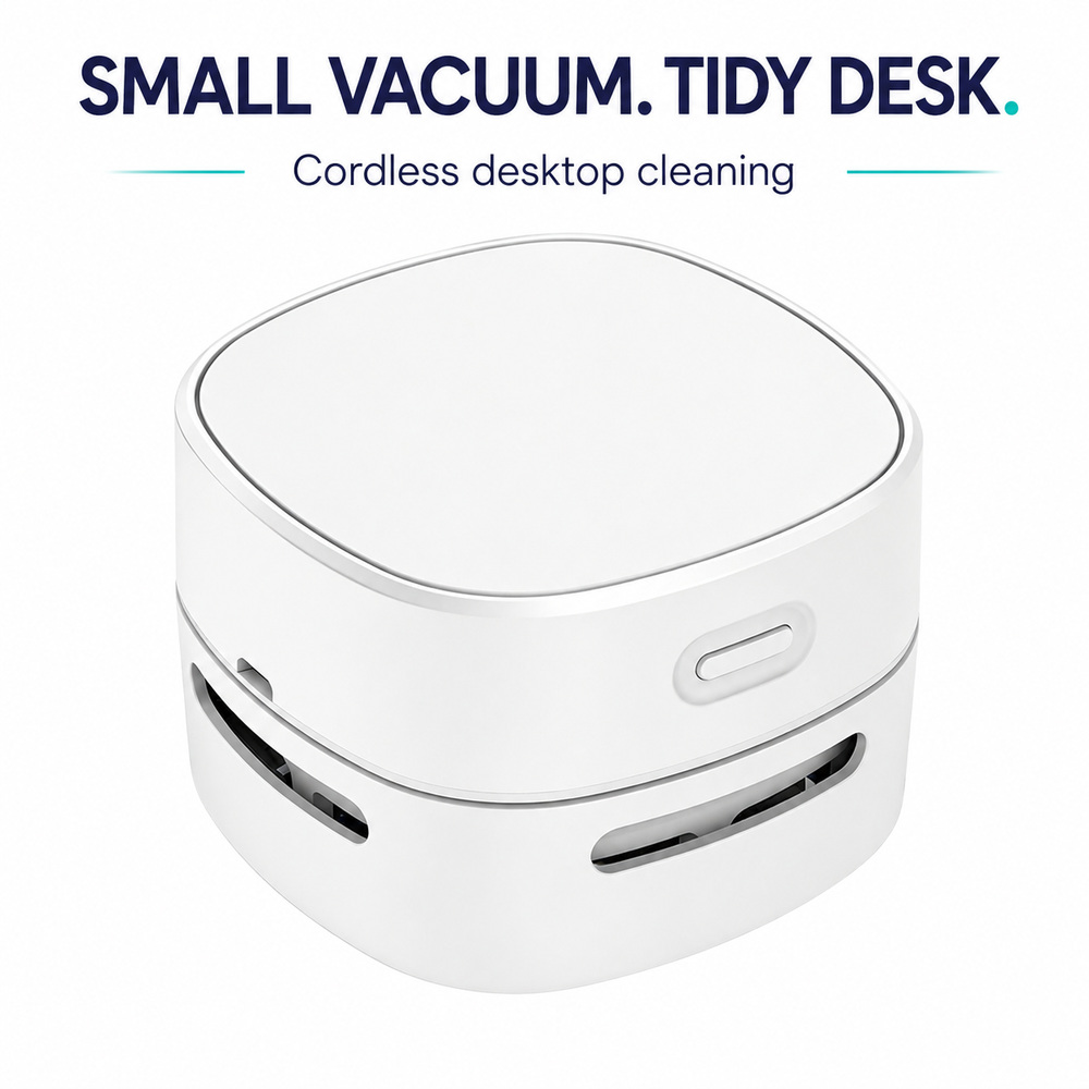 Mini Desktop Vacuum Cleaner For Eraser Dust - Mini Masaüstü Elektrikli Süpürge Kablosuz El
