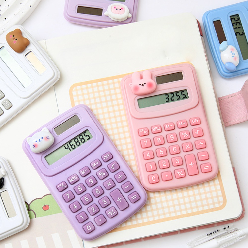 Scientific Calculator For Secondary School - Karikatür sevimli hesap moda Mini taşınabilir