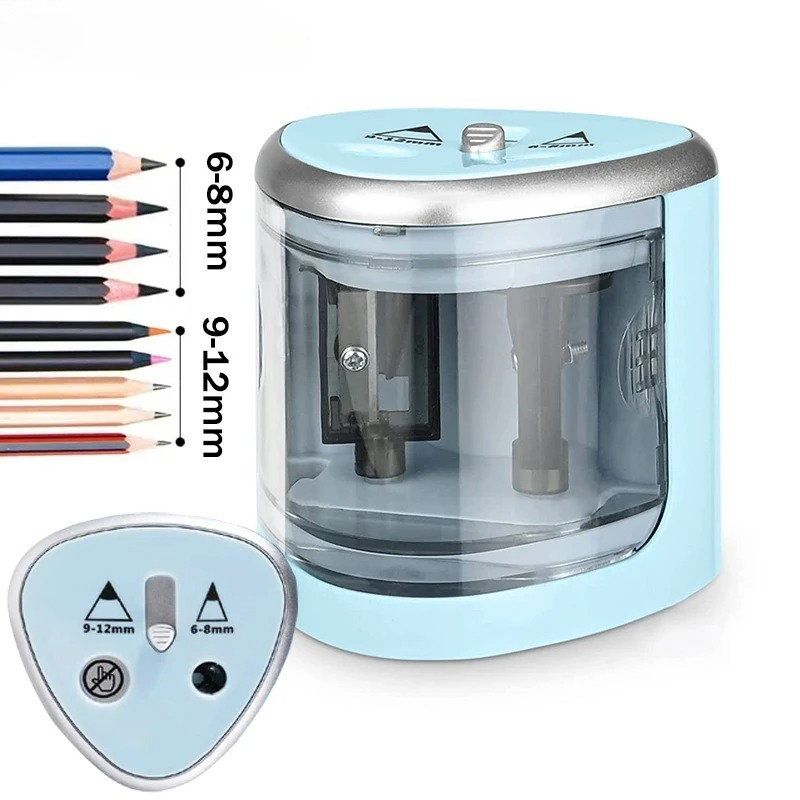 Electric Pencil Sharpener Usb - Geliştirilmiş İki Delikli Elektrikli Kalemtıraş –