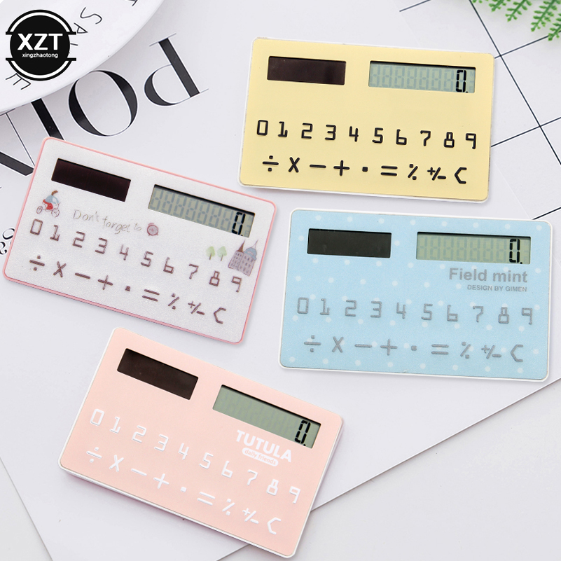 Scientific Calculator For Secondary School - Taşınabilir kart hesap Mini güneş hesap