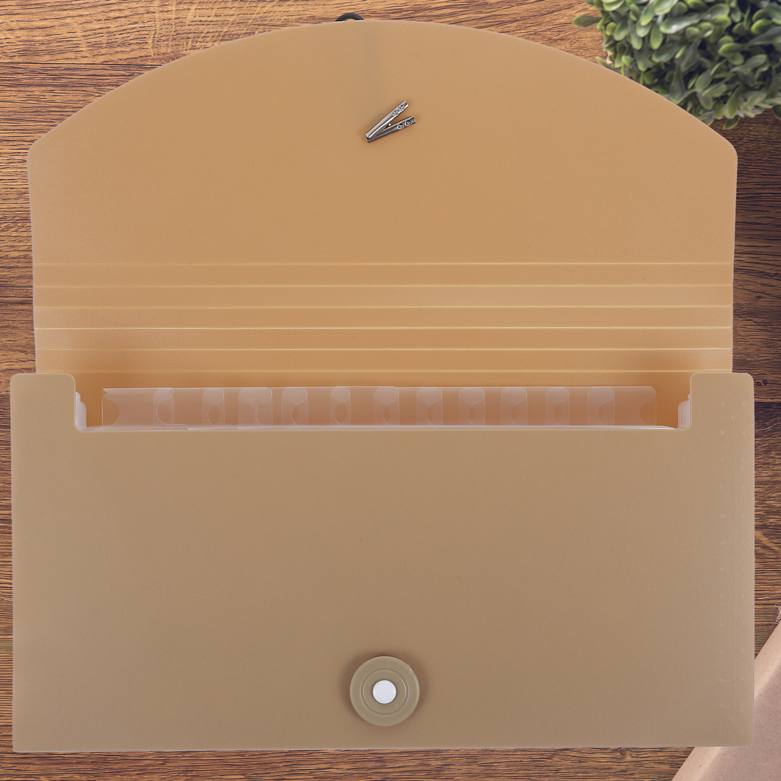 Expandable Accordion File Folder 13 Pockets - 13 Bölmeli, Genişleyebilen Dosya Klasörü, Taşınabilir,
