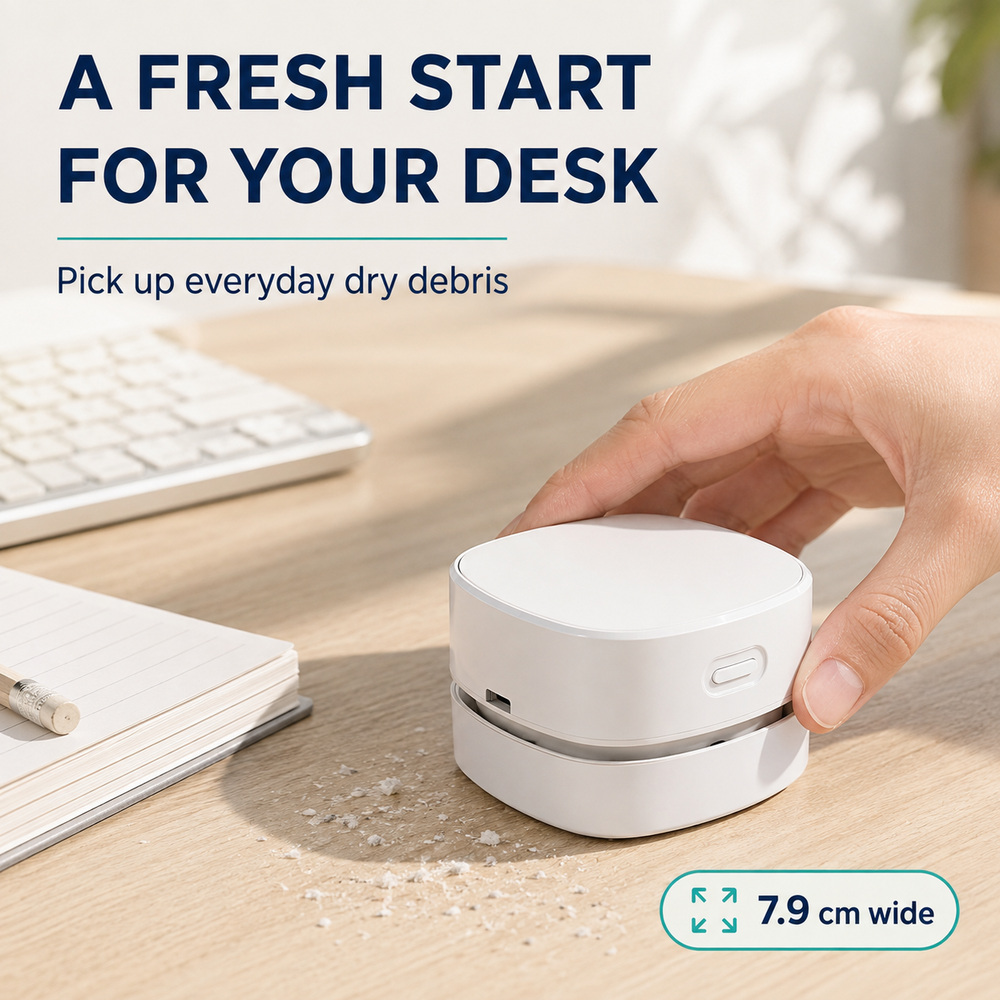 Mini Masaüstü Elektrikli Süpür - Mini Desktop Vacuum Cleaner For Eraser Dust incelemesi ve fiyatı
