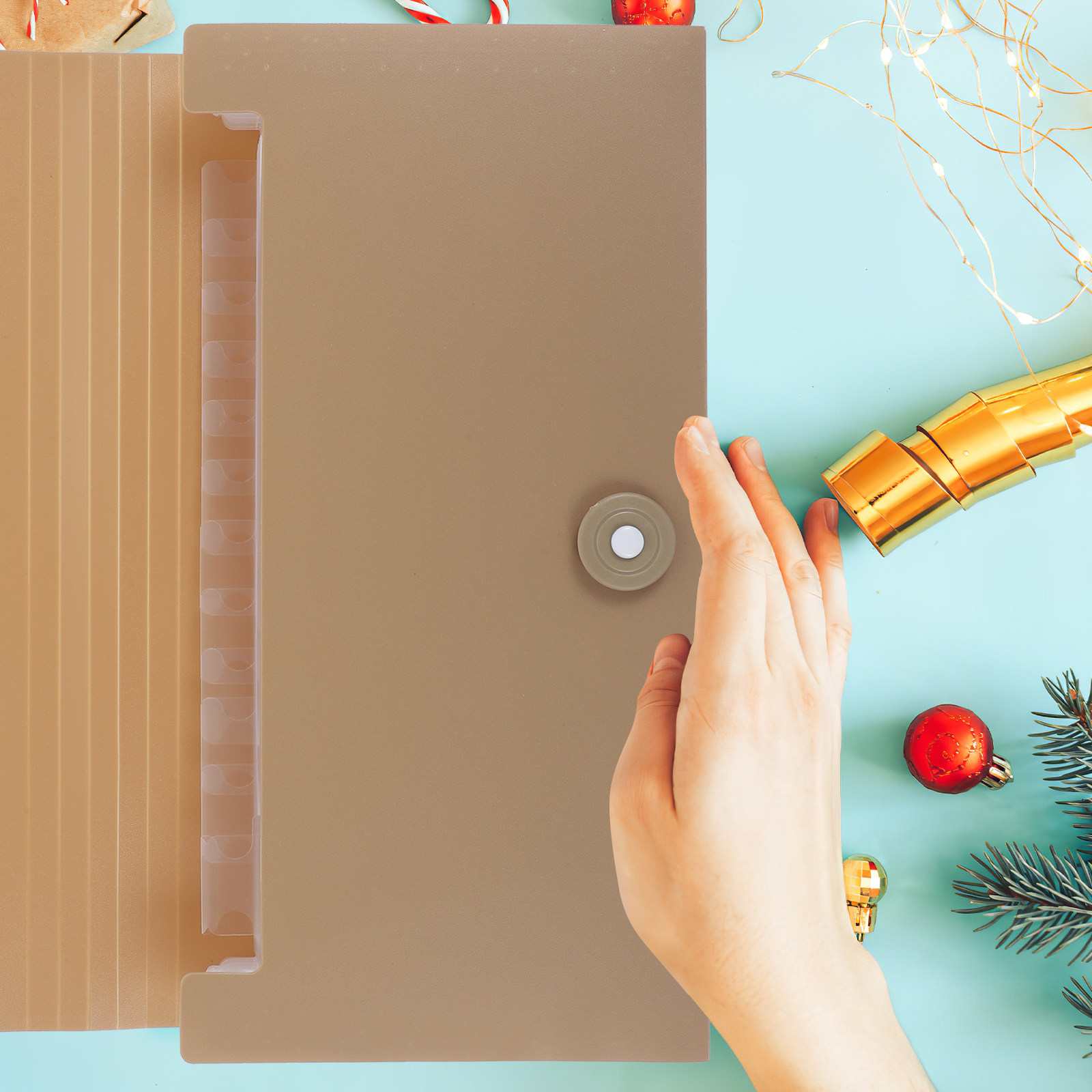 13 Bölmeli, Genişleyebilen Dos - Expandable Accordion File Folder 13 Pockets incelemesi ve fiyatı